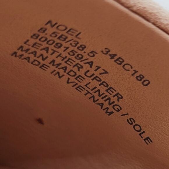 BCBGeneration Noel Cream Suede Leather Point Wrap Up Leg Ballet Flats Size 8.5B - Picture 11 of 11